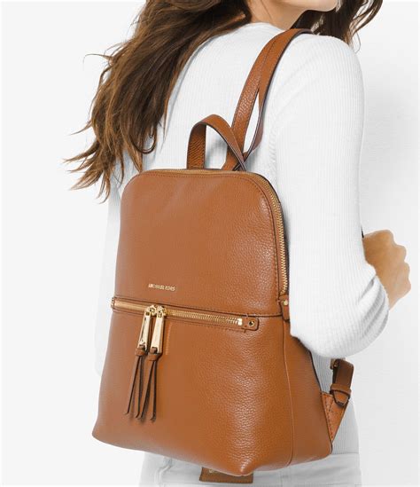 michael kors slim backpack